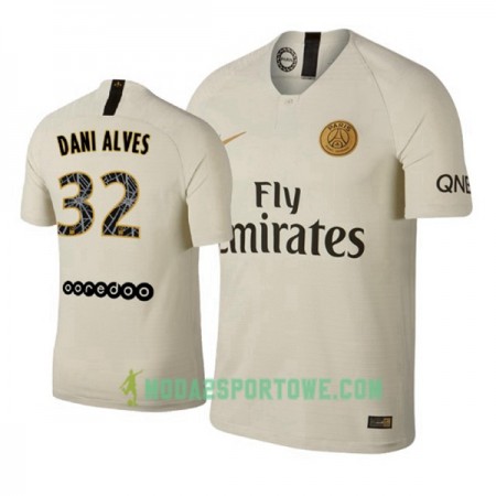 Koszulka Paris Saint-Germain Dani Alves 32 Wyjazdowe Stroje Piłkarskie 2018-2019 Krótki Rękaw